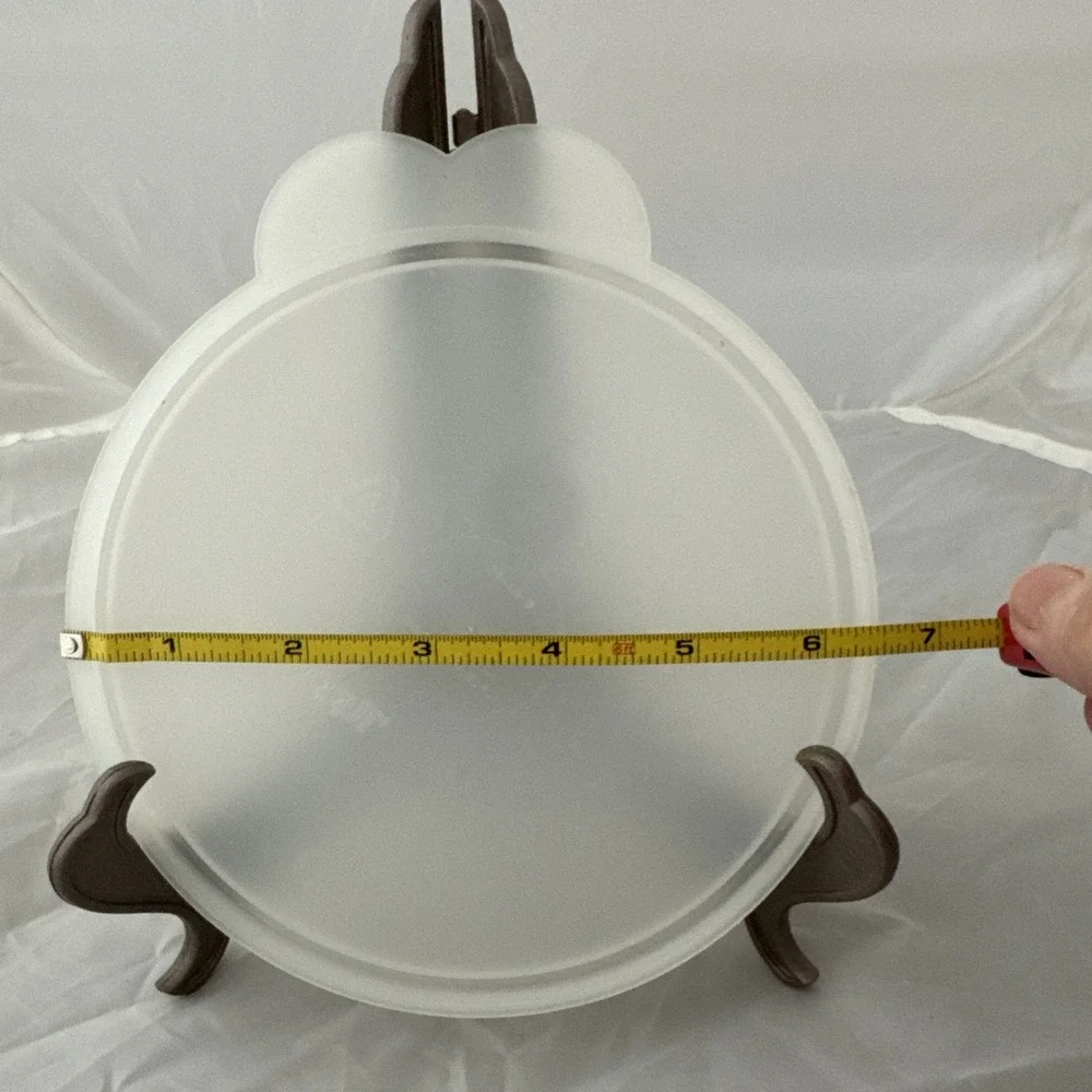 Lot of 5 Sheer Tupperware Replacement Round Lids Butterfly Tab Cereal Bowl 2541A